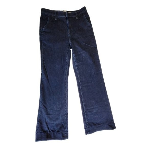 A New Day dark wash flare trouser jeans sz 8 - Picture 1 of 11